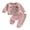 Pink, variant on Hirigin Toddler Baby Girl Fall Clothes 6 12 18 Months 2T 3T Funny Letter Print Long Sleeve Crew Neck Sweatshirt Casual Pants Winter Outfit Set