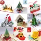 thumbnail image 4 of Tarjetas de Papá Noel Pop UP 3D originales, tarjetas de felicitación de Navidad, invitaciones de fiesta, regalos, tarjeta de regalo de Año Nuevo, tarjeta postal de aniversario, 4 of 5