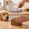 thumbnail image 4 of Airtight Dog Treat Jars, Dog Cat Food Storage Containers with Lids for Kitchen Pantry Organization, Keep Food Fresh Crispy 4.33*5.91In, 4 of 6