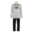 thumbnail image 1 of Pijama George Talla CH Manga Larga Diseño Oso Gris, 1 of 4