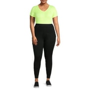 Terra & Sky Womens بالإضافة إلى حجم Jeggings، 28 Inseam، أحجام 0 X-5 X، مفردة و 2 حزمة