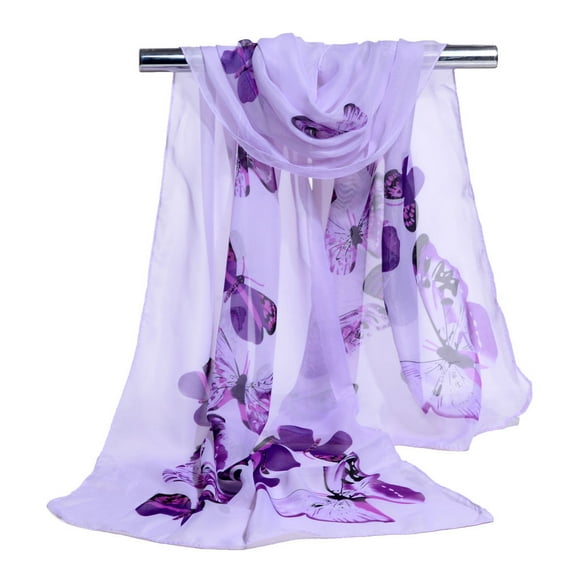 Up to 65% off Fashion Women Chiffon Soft Wrap scarf Ladies Shawl Scarf Scarves PP Fashionable Scarf on Clearance