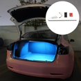 thumbnail image 1 of Barra de accesorios decorativos para Interior de coche shamjiam barra de Luz duradera para maletero de coche Tesla 2019-2022 Modelo 3 Azul Luz del maletero del coche, 1 of 7