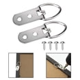 thumbnail image 3 of Lefu Kit de Crochets pour Photos avec Vis 10/50 Pcs Crochets pour Cadres 2/3 Trous, 3 of 4