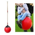 thumbnail image 4 of Columpio de exterior Koolsoo Bounce Ball con cuerda resistente para niños y adultos rojo, 4 of 9