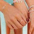 thumbnail image 3 of Pura Vida Silver Disney Minnie Mouse Bow Enamel Ring - Brass Base Band, Rhodium Plating - Size 8, 3 of 3