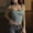 Green, variant on Womens Striped Camisole Tank Top Scoop Neck Crop Cami Stretch Casual Summer Spaghetti Strap Top Soft Casual Sleeveless T-Shirts