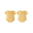 thumbnail image 2 of BemeyourBBs Newborn Baby Girls Summer Clothes Bubble Romper Outfit Puff Short Sleeve Peter Pan Doll Collar Bodysuit Jumpsuit Playsuit, 2 of 9