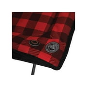 KUMA Outdoor Gear 887-KM-SBHC-RB Switchback Heated Camping Chair Red/Black Plaid