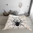 thumbnail image 7 of Salouo Spiders On The Web 1 Print Throw Blanket Gifts for Women Men Soft Flannel Blanket for Home Living Room Decor Bedroom Blanket Gifts for Mom Dad -60"x50", 7 of 7