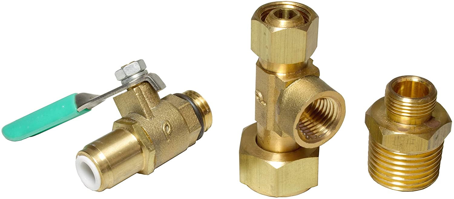 ice maker ball valve