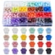 thumbnail image 1 of 600 cuentas de cera con forma de pata de gato, 24 colores, a granel, 1 of 5
