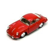 5" Kinsmart Porsche 356 B Carrera 2 Diecast Model Toy Car 1:32 Red