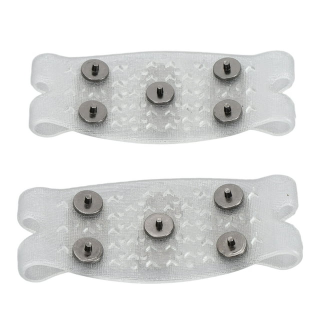 Tacos de Hielo resistentes al Deslizamiento, Agarre Fuerte que evita Caídas, Tacos de Tracción para caminar Sobre Hielo y Nieve, 2 UDS.