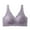 Purple, variant on Women's Maternity Feeding Bra Lightly Padded Nursing Wirefree Front Open Beige XXL