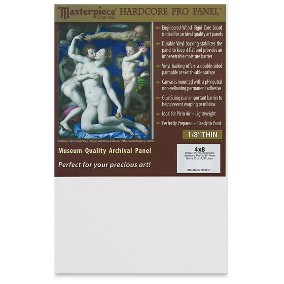 Masterpiece Santa Cruz Hardcore Pro Canvas Panel - 4" x 8"