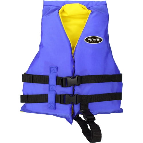 Rave Sport Universal Nylon PFD Child Life Jacket, Blue by Generic