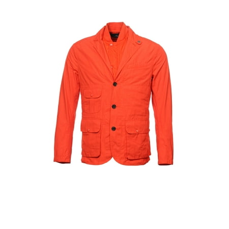 Ralph Lauren RLX Golf Men's Water Resistant Utility Coat/Jacket (Medium, Orange)
