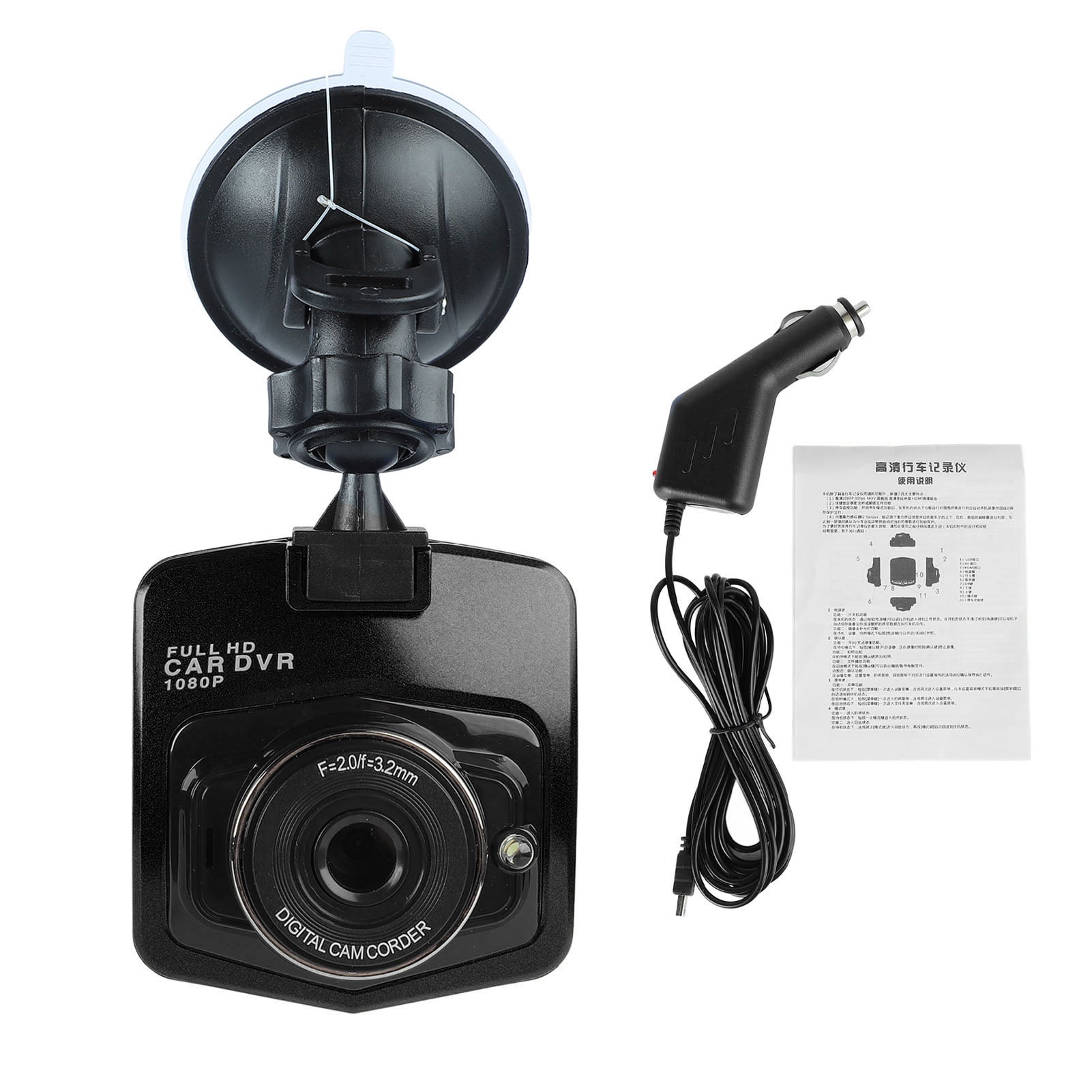 Car Video Recorder,2.4in Car Dashcam 1080P Car Camera Front Dash Cam Exceptional Value