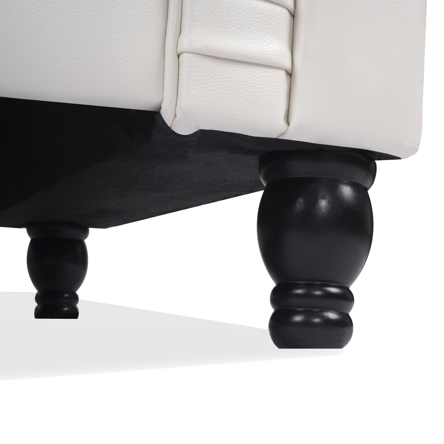 Emery Accent Chair-Color:White,Style:Loveseat