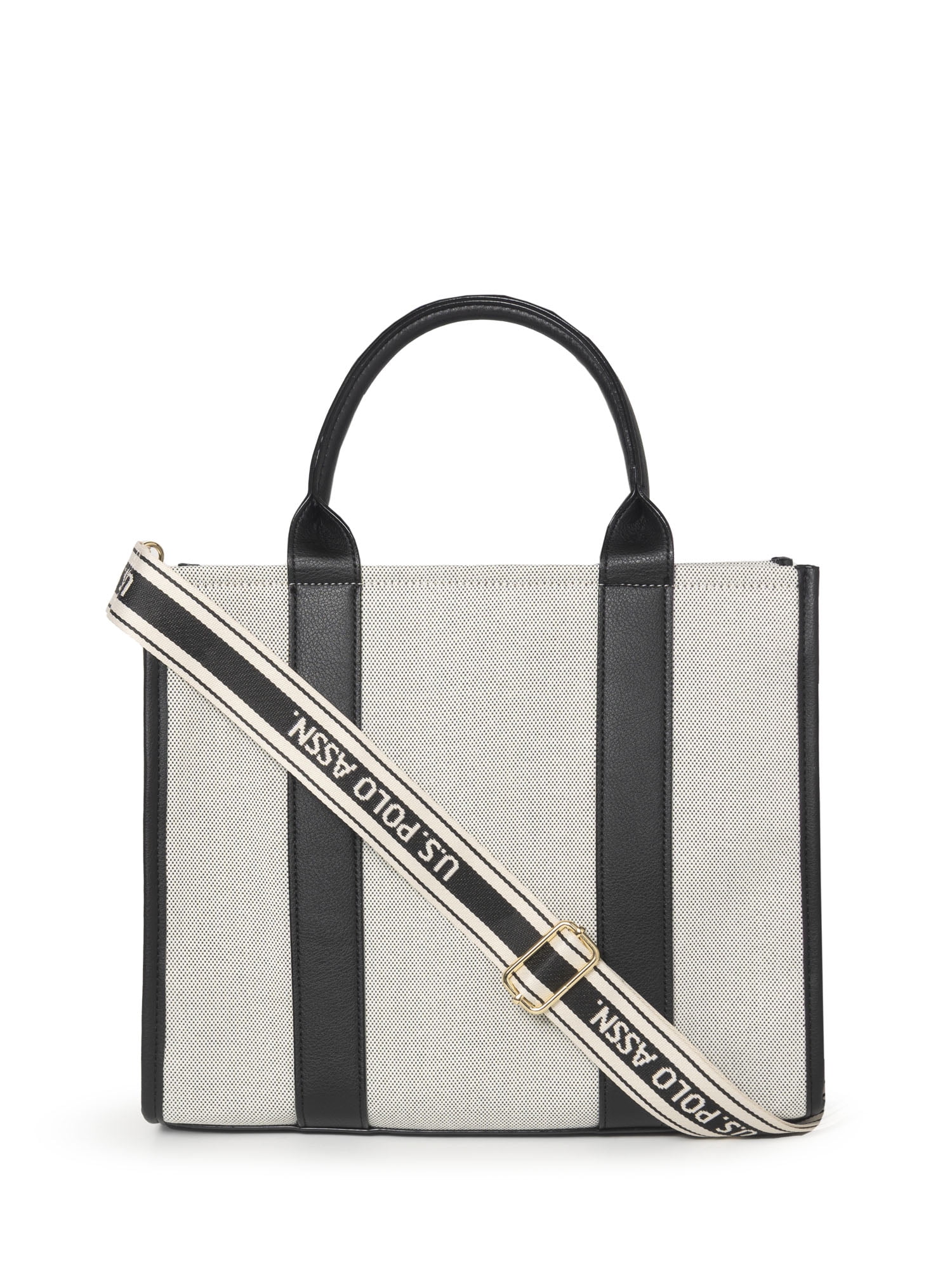 U.S. Polo Assn. Women's Box Tote, Putty