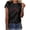 Black Womens shirts, variant on Wycnly Womens Shirts Crewneck Short Sleeve ECG Print Summer Cute Tops Nurse's Day Comfy Breathable Basic Cute Blouses Blue s Under $5