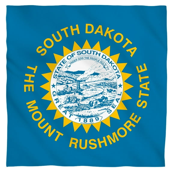 - South Dakota Flag - Bandana - 22" x 22"