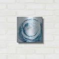 thumbnail image 3 of Luxe Metal Art 'Ocean Eye II' by Renee W Stramel, Metal Wall Art, 12"x12", 3 of 7
