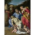 thumbnail image 3 of Domenichino 15x18 Black Modern Framed Museum Art Print Titled - The Lamentation (1603), 3 of 5