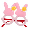 thumbnail image 1 of Monturas de gafas para fiesta de Pascua, gafas de conejito rosa para adultos y niños, bonitos accesorios para disfraz de conejo, gafas novedosas para fotomatón, gafas para celebraciones de Pascua., 1 of 5