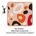 thumbnail image 4 of Car Electric Warming Heating Blanket Pad Shoulder Neck Mobile Heating Shawl Usb Cigarette Lighter Charge Electric Blankets, 4 of 5