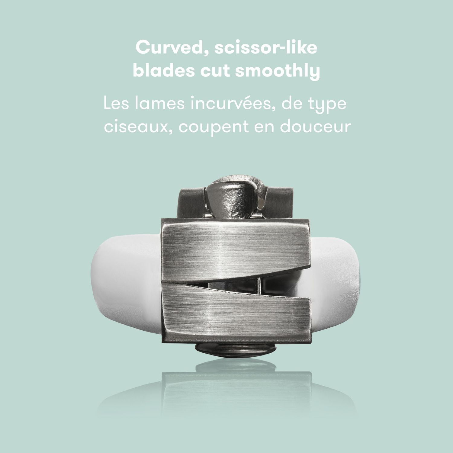 Frida Baby - NailFrida Ciseaux + Coupe-ongles en un seul The Snipperclipper Solo le coupe-ongles pour bébé avec judas de sécurité pour les nouveau-nés et plus