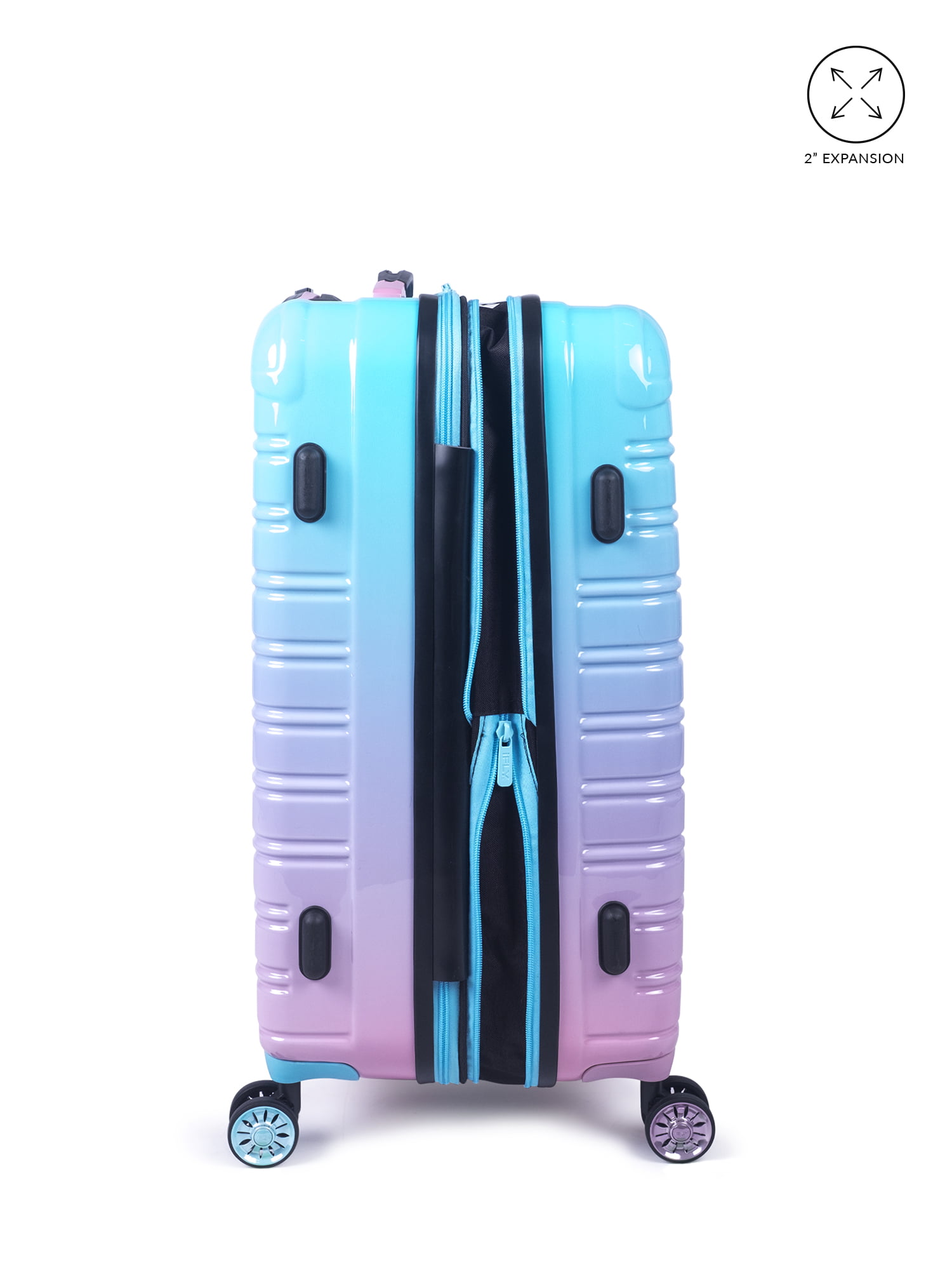 20 Carry-On & 29 Checked Suitcase Color : Black, Size : 20 Minmin-lgx Luggage Lightweight Hardside 4-Wheel Spinner Luggage Set 