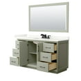 thumbnail image 4 of Wyndham Collection Wcf414160s-Qtz-Us3m58 Strada 60" Free Standing Single Basin Vanity Set, 4 of 7