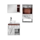 thumbnail image 1 of Combo Gabinetes Para Baño SEÚL Con Sobre WC Y Botiquín., 1 of 6