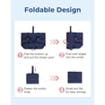 thumbnail image 4 of Bolsa BAGSMART para mujer plegable con cremallera, 20 L, azul marino, 4 of 7
