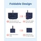 thumbnail image 4 of Bolsa BAGSMART para mujer plegable con cremallera, 20 L, azul marino, 4 of 7
