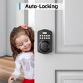 Revolo Keyless Front Entry Door Lock, Electronic Keypad Deadbolt, Auto