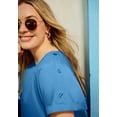 thumbnail image 5 of Woman Within Plus Size Short Sleeve Dolman Button Blouse, 5 of 5