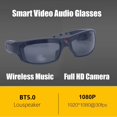 thumbnail image 2 of Smart Music Glasses Mini Camera 1080P Video Sunglasses With Bluetooth Earphones for Outdoor Driving Cycling,Eyewear Camcorder G4F NO CARD, 2 of 4