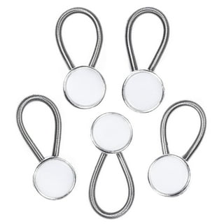 White Metal Collar Extenders by Johnson & Smith Stretch Neck