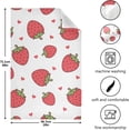 thumbnail image 3 of Kitchen Dish Towels, Cute Strawberry Kitchen Towels Set of 6 Super Soft Absorbent Dish Towels Set Microfiber Polyester Kitchen Dish Cloths Decorative Tea Towels, 28"x18", 3 of 7