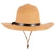 thumbnail image 2 of Sombrero de ala ancha para hombres Sombrero de paja de playa de verano Sombreros plegables de sol para adultos (caqui), 2 of 5