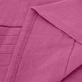 thumbnail image 6 of Womens Cotton Linen Dresses Plus Size S-5XL Sleeveless Pleated Summer Dresses Loose Fashion Ladies Dresses Hot Pink, XL, 6 of 7