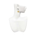 thumbnail image 2 of Delight Jewelry Silvertone Large Water Polo Ball Silver tone Infinity French Earrings, 2 of 4