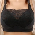 thumbnail image 2 of Levmjia Womens Comfortable Bra Bralette No Underwire Sexy Lace Embroidery Breathable Soft Nylon for Everyday Wear Plus Size XS-2XL, 2 of 6