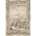 thumbnail image 2 of Johann Melchior Füssli 11x14 Black Ornate Wood Framed Double Matted Museum Art Print Titled: ‘The Law of the Leper in the Day of His Cleansing’ (ca. 1730), 2 of 5