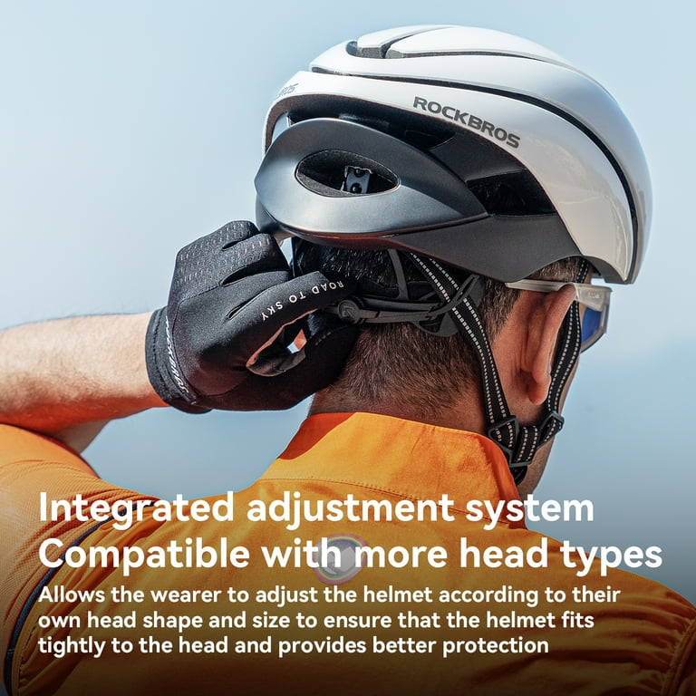 ROCKBROS Aerodynamic Helmet,Streamlined Cycling headgear Unisex