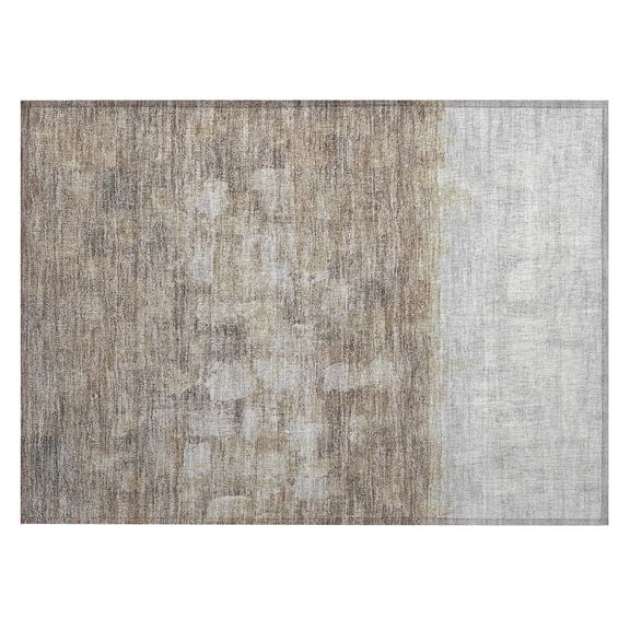 Dalyn Rugs Machine Washable Indoor/Outdoor Chantille ACN2119 Taupe 1'8" x 2'6" Rug
