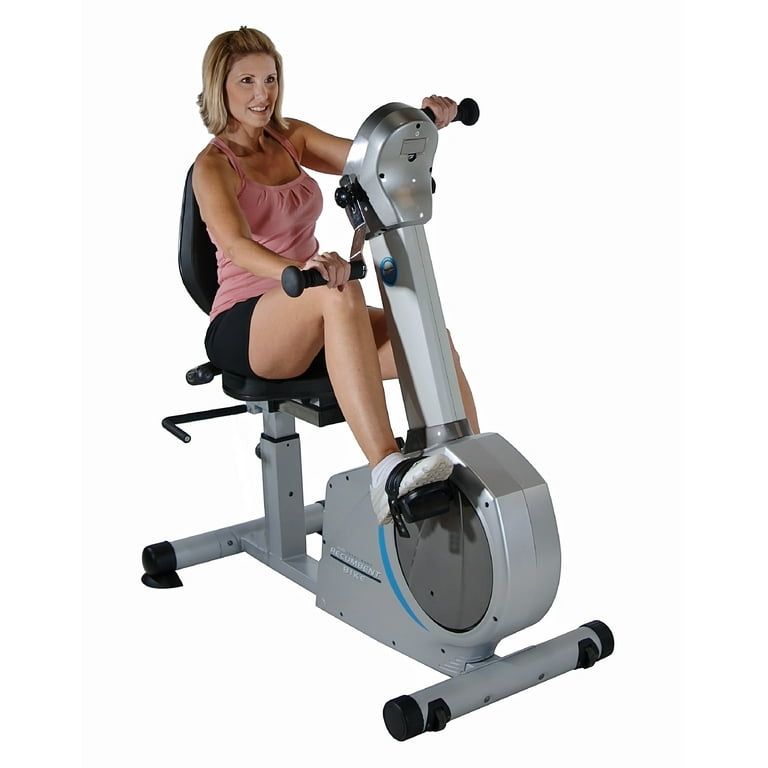 recumbent bicycle with arm exercise